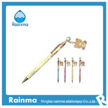 Half Metal Mechanical Pencil with Cute Pendant